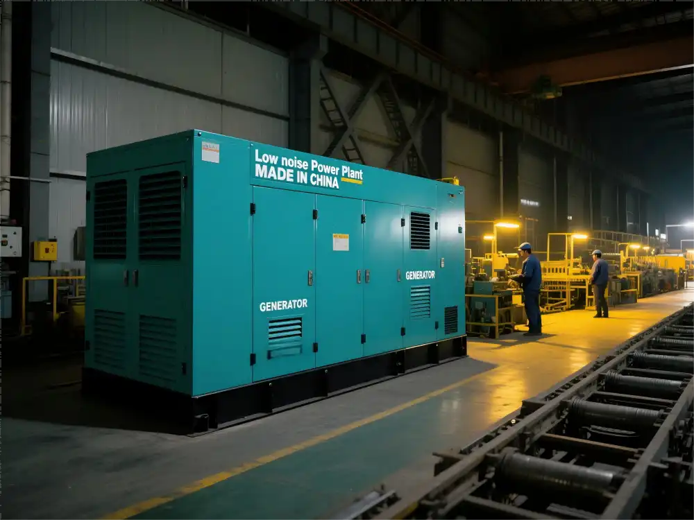 Do you run diesel generator set all night?